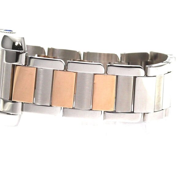 CARTIER Tank Anglaise LM WT100025 11P diamond Automatic Ladies Watch_792338 - Picture 3 of 6